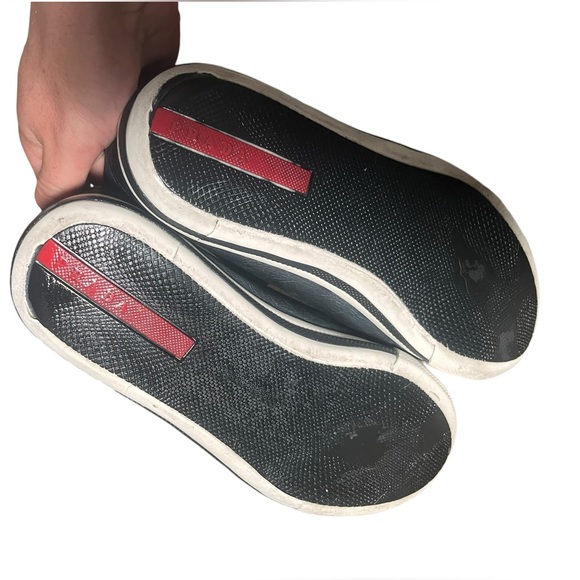 Prada Leather Sneakers - Picture 6 of 9